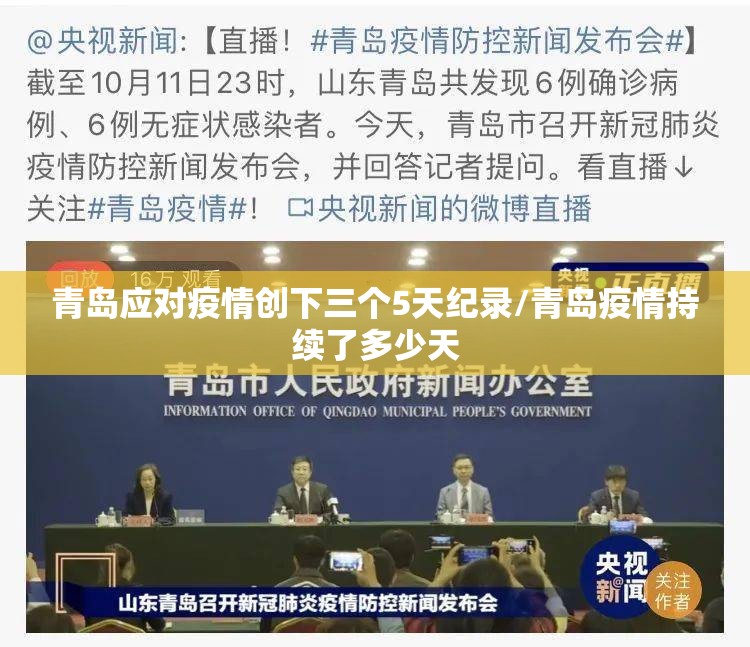 青岛应对疫情创下三个5天纪录/青岛疫情持续了多少天