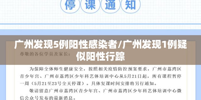 广州发现5例阳性感染者/广州发现1例疑似阳性行踪 广州发现5例阳性感染者/广州发现1例疑似阳性行踪