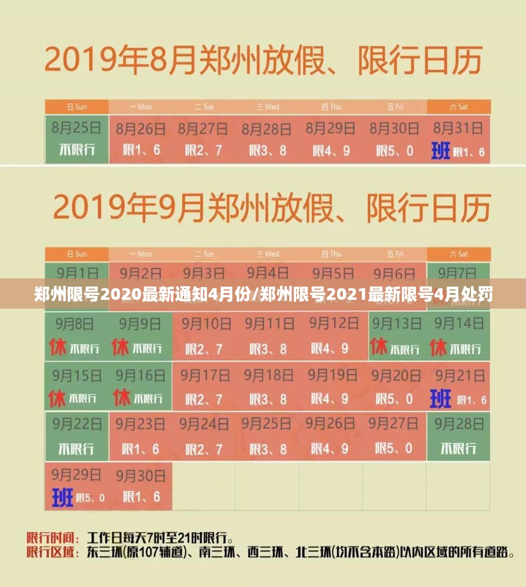 郑州限号2020最新通知4月份/郑州限号2021最新限号4月处罚 郑州限号2020最新通知4月份/郑州限号2021最新限号4月处罚