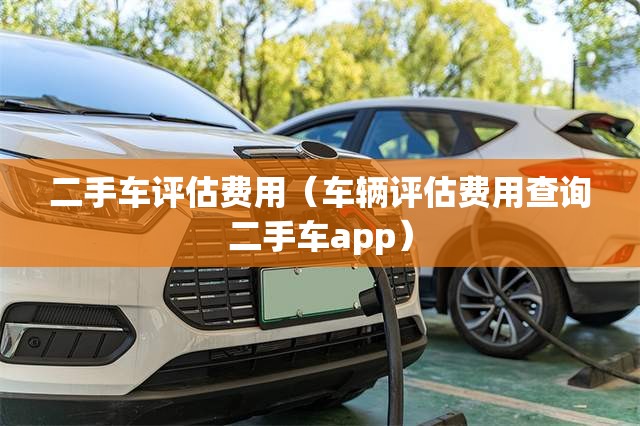 二手车评估费用(车辆评估费用查询二手车app) 二手车评估费用(车辆评估费用查询二手车app)