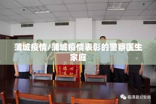 蒲城疫情/蒲城疫情表彰的警察医生家庭