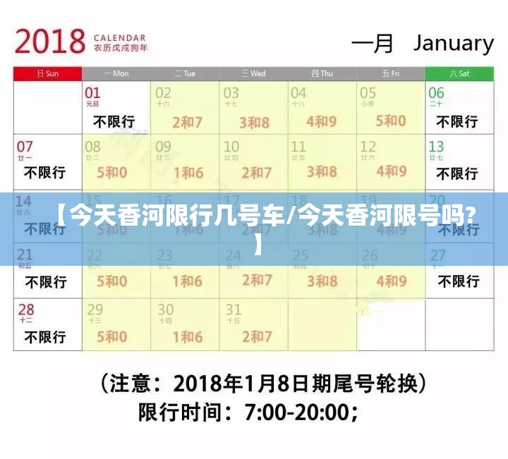 【今天香河限行几号车/今天香河限号吗?】 【今天香河限行几号车/今天香河限号吗?】