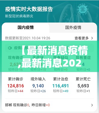 【最新消息疫情,最新消息2021疫情】