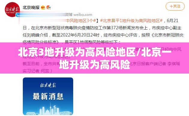北京3地升级为高风险地区/北京一地升级为高风险 北京3地升级为高风险地区/北京一地升级为高风险