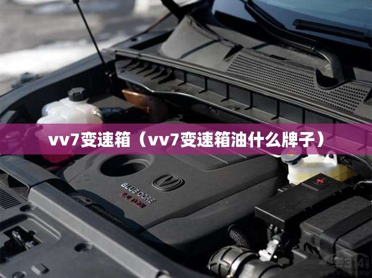 vv7变速箱(vv7变速箱油什么牌子) vv7变速箱(vv7变速箱油什么牌子)