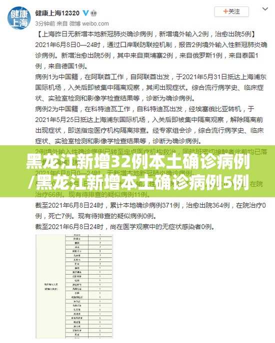 黑龙江新增32例本土确诊病例/黑龙江新增本土确诊病例5例 黑龙江新增32例本土确诊病例/黑龙江新增本土确诊病例5例