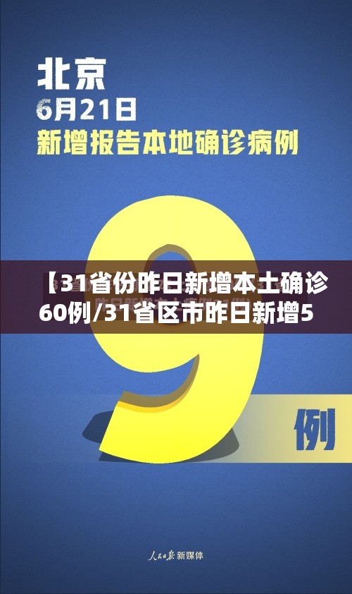 【31省份昨日新增本土确诊60例/31省区市昨日新增52例确诊】 【31省份昨日新增本土确诊60例/31省区市昨日新增52例确诊】