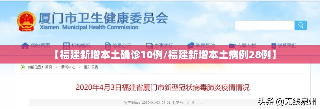 【福建新增本土确诊10例/福建新增本土病例28例】 【福建新增本土确诊10例/福建新增本土病例28例】