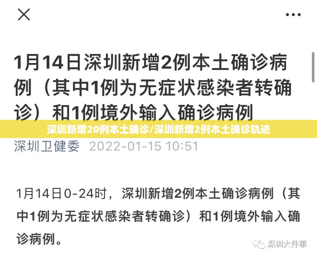 深圳新增20例本土确诊/深圳新增2例本土确诊轨迹