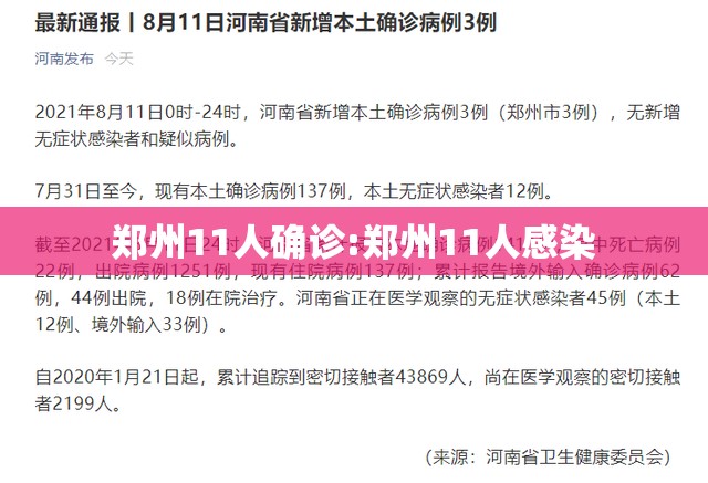 郑州11人确诊:郑州11人感染 郑州11人确诊:郑州11人感染