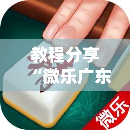 教程分享“微乐广东麻将万能开挂器”2026开挂教程步骤