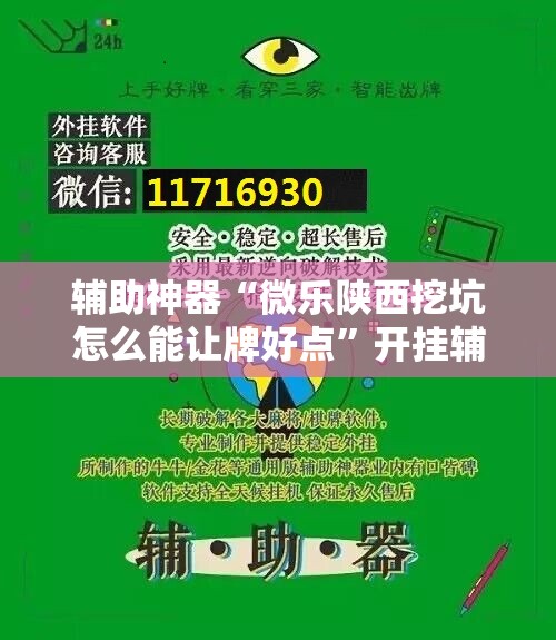 辅助神器“微乐陕西挖坑怎么能让牌好点”开挂辅助脚本+详细开挂安装教程
