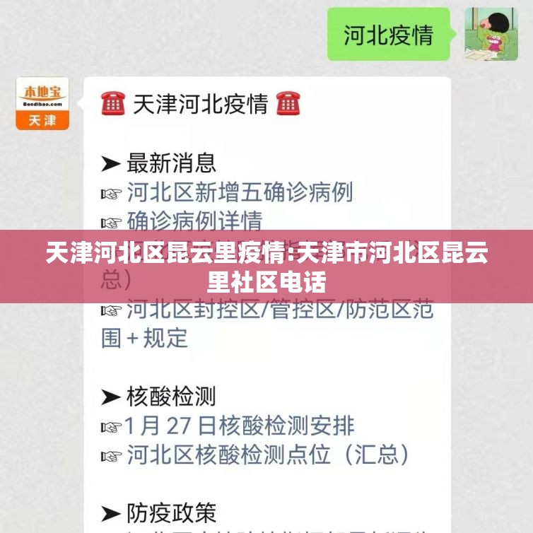 天津河北区昆云里疫情:天津市河北区昆云里社区电话