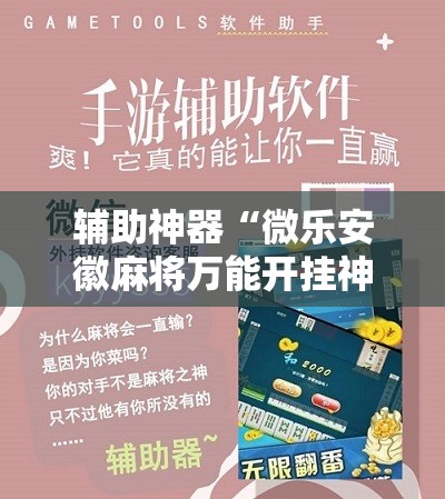辅助神器“微乐安徽麻将万能开挂神器”开挂辅助脚本+详细开挂安装教程
