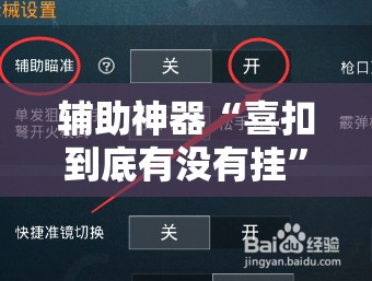 辅助神器“喜扣到底有没有挂”开挂详细教程