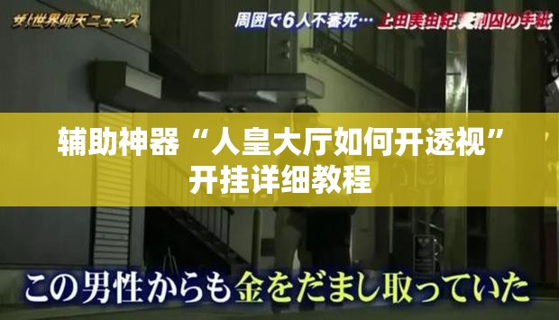 辅助神器“人皇大厅如何开透视”开挂详细教程