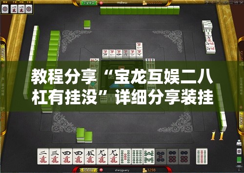 教程分享“宝龙互娱二八杠有挂没”详细分享装挂步骤