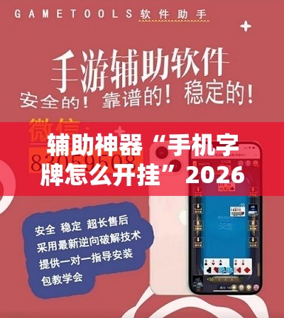 辅助神器“手机字牌怎么开挂”2026开挂教程步骤