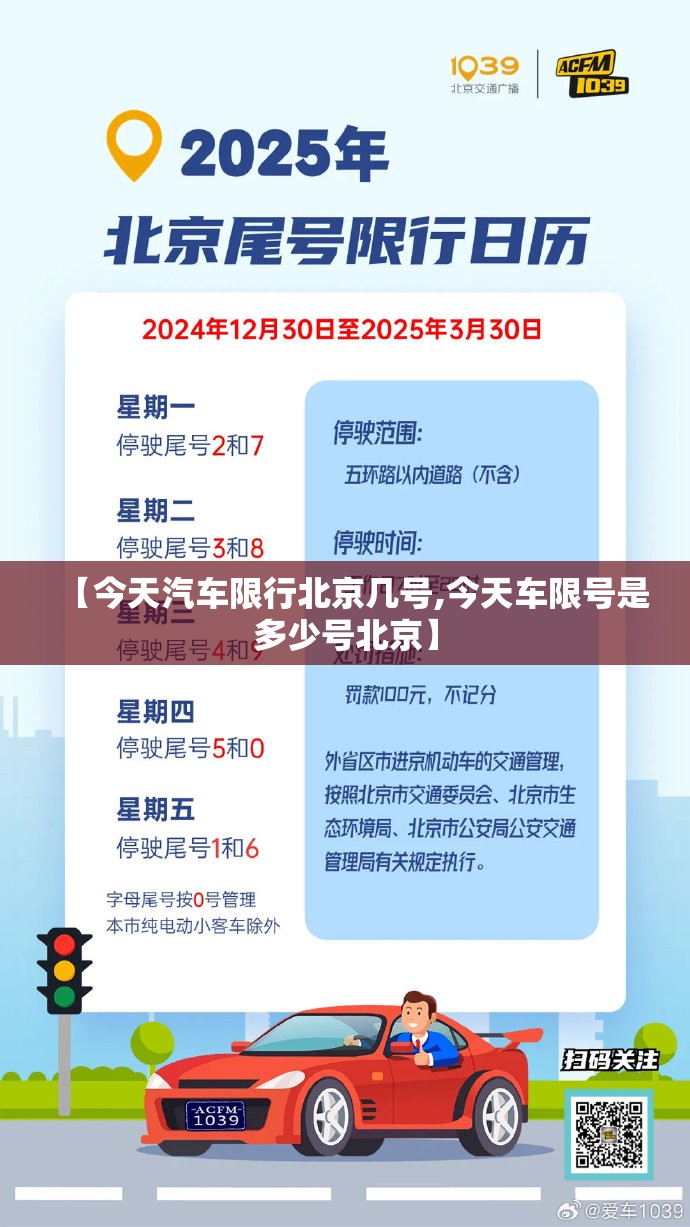 【今天汽车限行北京几号,今天车限号是多少号北京】