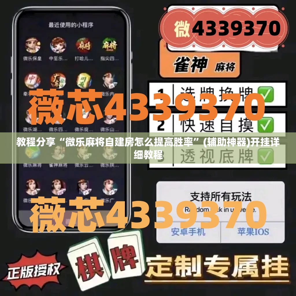 教程分享“微乐麻将自建房怎么提高胜率”(辅助神器)开挂详细教程