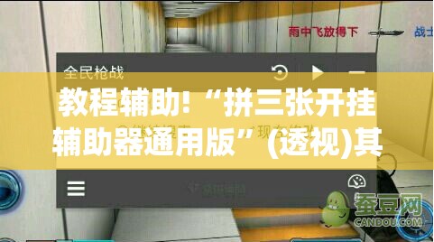 教程辅助!“拼三张开挂辅助器通用版”(透视)其实确实有挂