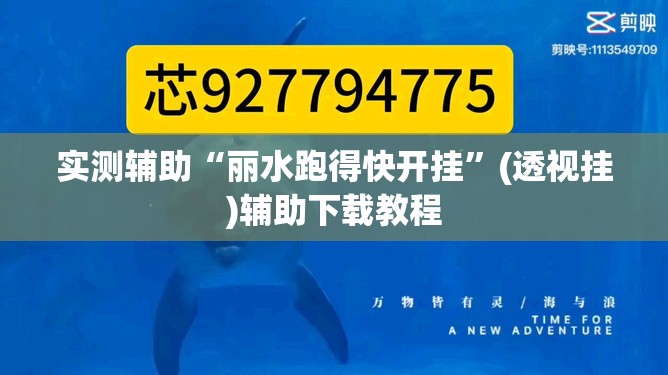 实测辅助“丽水跑得快开挂”(透视挂)辅助下载教程