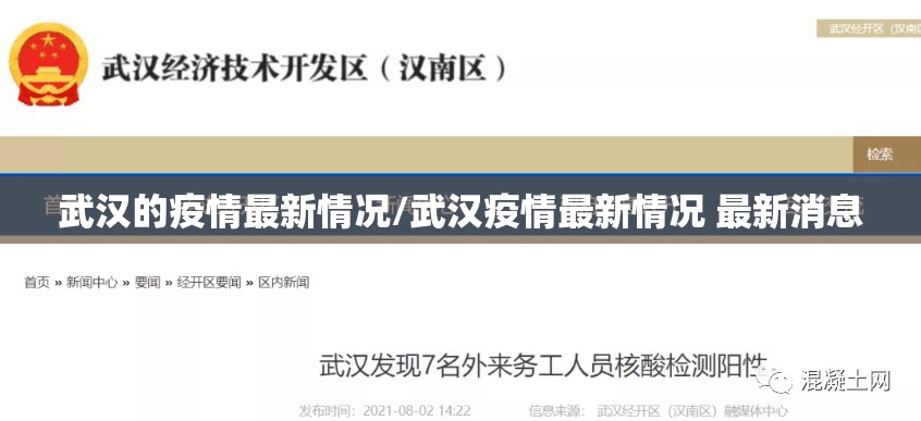 武汉的疫情最新情况/武汉疫情最新情况 最新消息