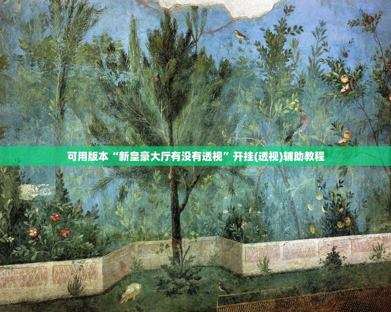 可用版本“新皇豪大厅有没有透视”开挂(透视)辅助教程