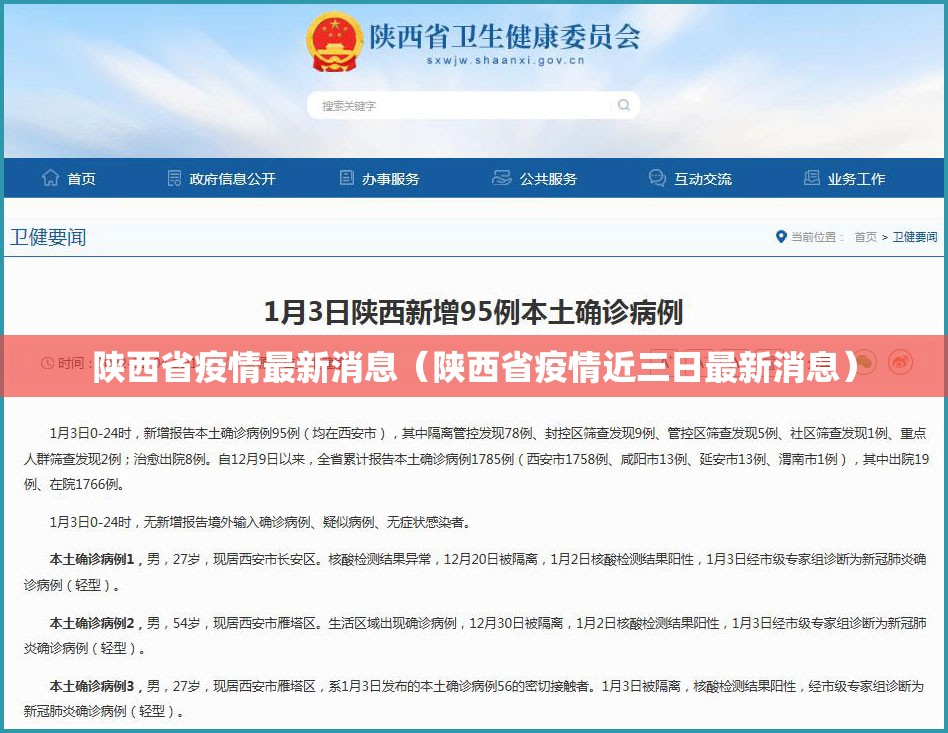 陕西省疫情最新消息（陕西省疫情近三日最新消息）