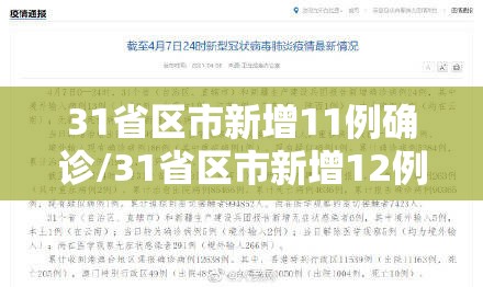 31省区市新增11例确诊/31省区市新增12例确诊病例 新闻