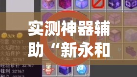 实测神器辅助“新永和大厅开挂辅助器通用版”(透视)其实确实有挂