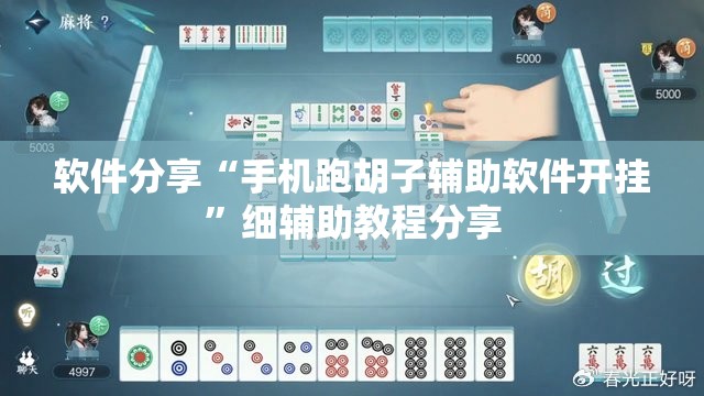 软件分享“手机跑胡子辅助软件开挂”细辅助教程分享