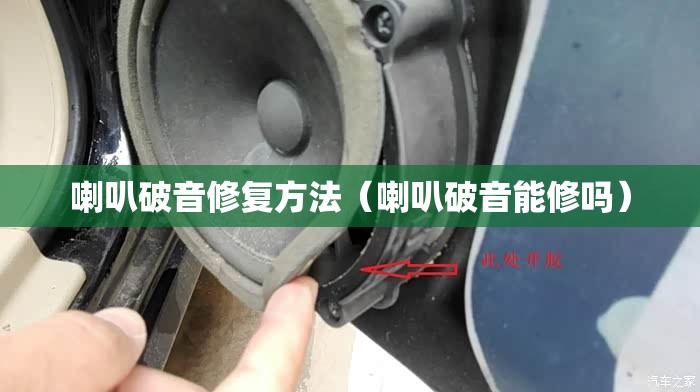 喇叭破音修复方法（喇叭破音能修吗）