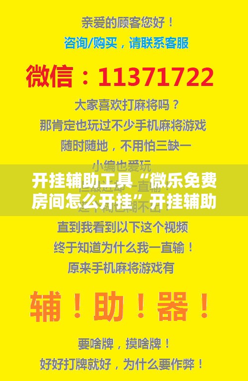 开挂辅助工具“微乐免费房间怎么开挂”开挂辅助脚本+详细开挂安装教程