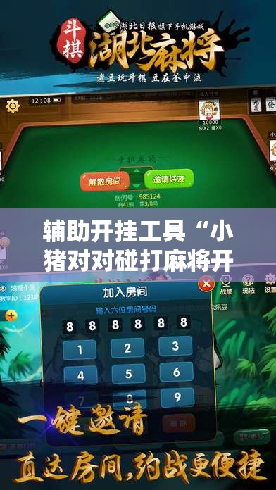 辅助开挂工具“小猪对对碰打麻将开挂”细辅助教程分享