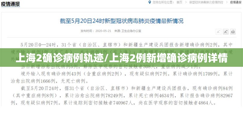 上海2确诊病例轨迹/上海2例新增确诊病例详情