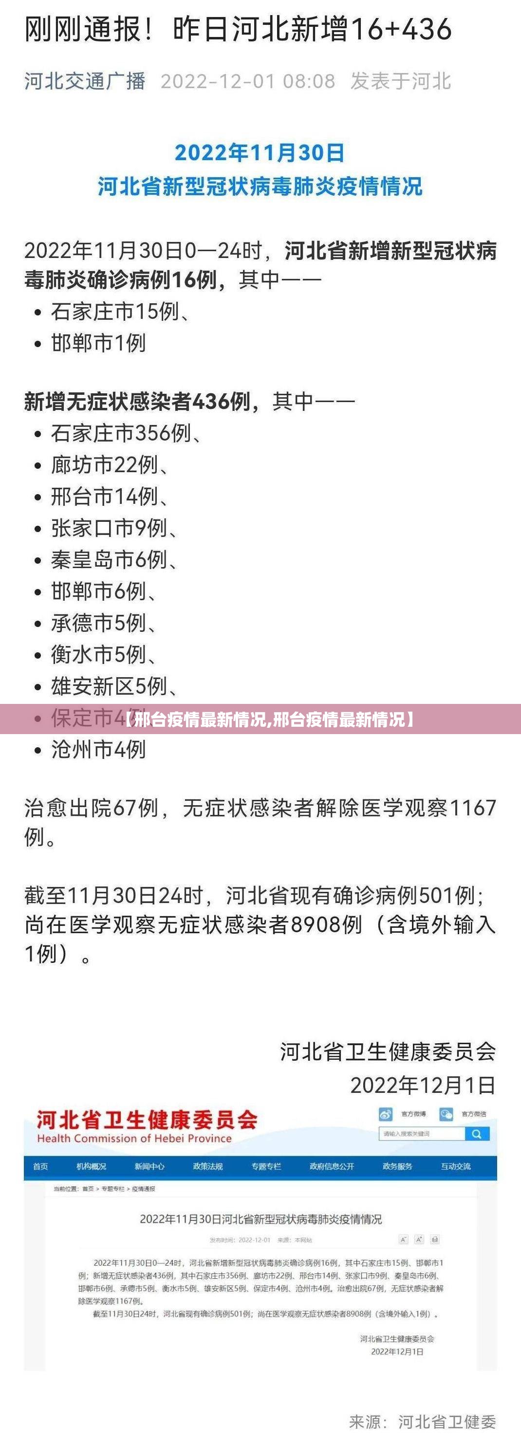 【邢台疫情最新情况,邢台疫情最新情况】