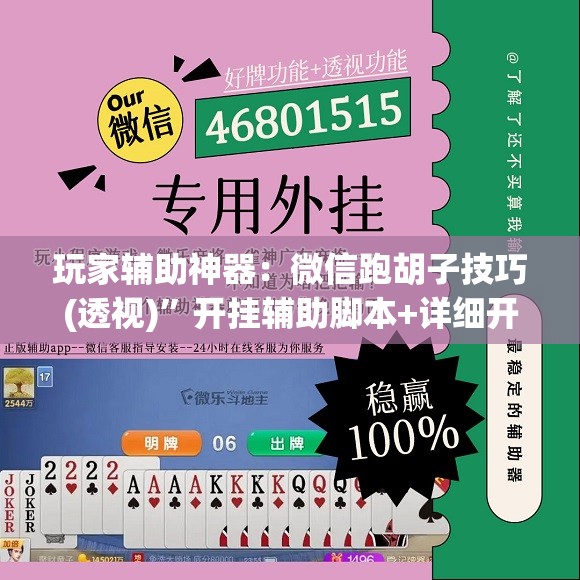 玩家辅助神器：微信跑胡子技巧(透视)”开挂辅助脚本+详细开挂安装教程