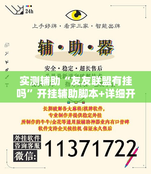 实测辅助“友友联盟有挂吗”开挂辅助脚本+详细开挂安装教程