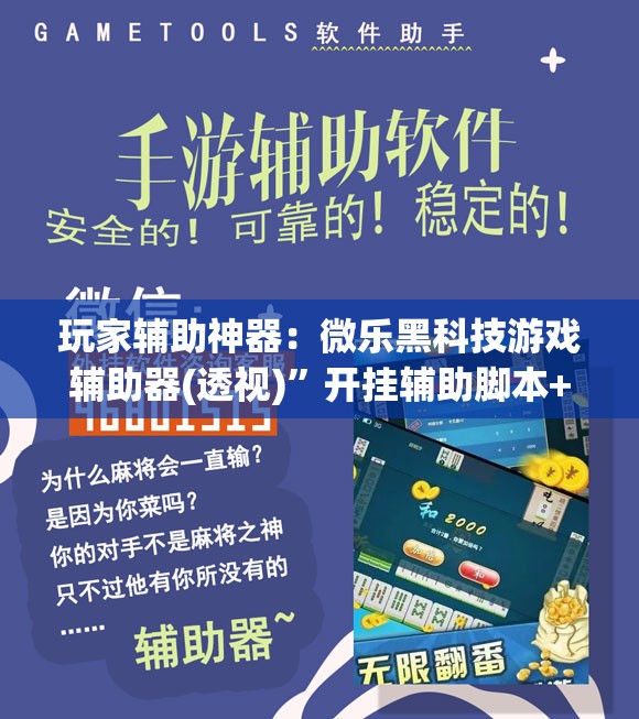 玩家辅助神器：微乐黑科技游戏辅助器(透视)	”开挂辅助脚本+详细开挂安装教程