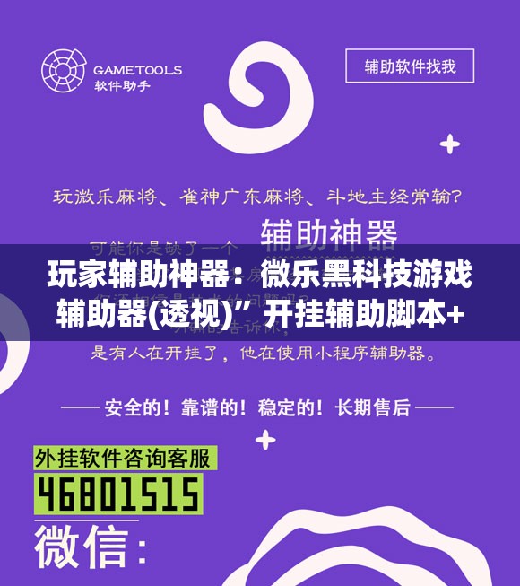 玩家辅助神器：微乐黑科技游戏辅助器(透视)”开挂辅助脚本+详细开挂安装教程