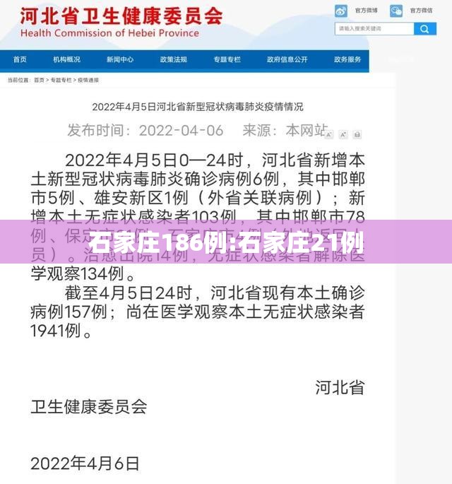 石家庄186例:石家庄21例