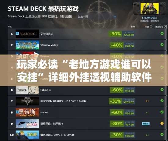 玩家必读“老地方游戏谁可以安挂”详细外挂透视辅助软件教程