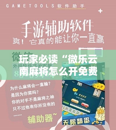 玩家必读“微乐云南麻将怎么开免费的挂”科技辅助神器手机版
