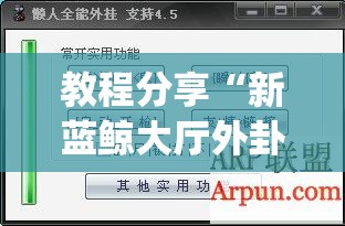 教程分享“新蓝鲸大厅外卦辅助软件下载”开挂(透视)辅助神器