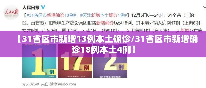 【31省区市新增13例本土确诊/31省区市新增确诊18例本土4例】