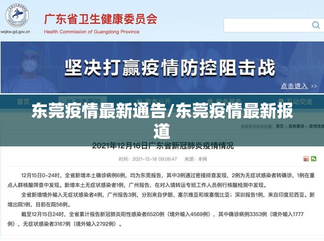东莞疫情最新通告/东莞疫情最新报道 东莞疫情最新通告/东莞疫情最新报道