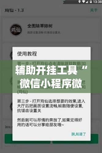 辅助开挂工具“微信小程序微乐陕西三带万能开挂神器(透视)”开挂辅助脚本+详细开挂安装教程