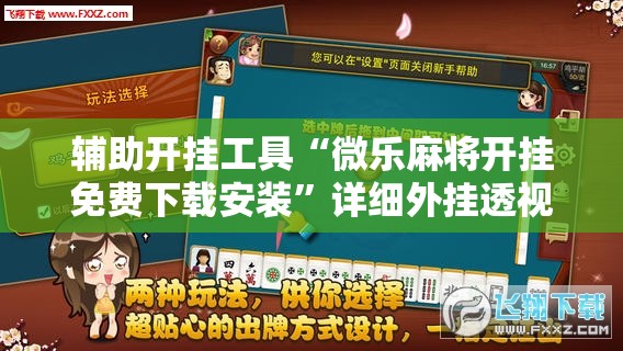 辅助开挂工具“微乐麻将开挂免费下载安装”详细外挂透视辅助软件教程