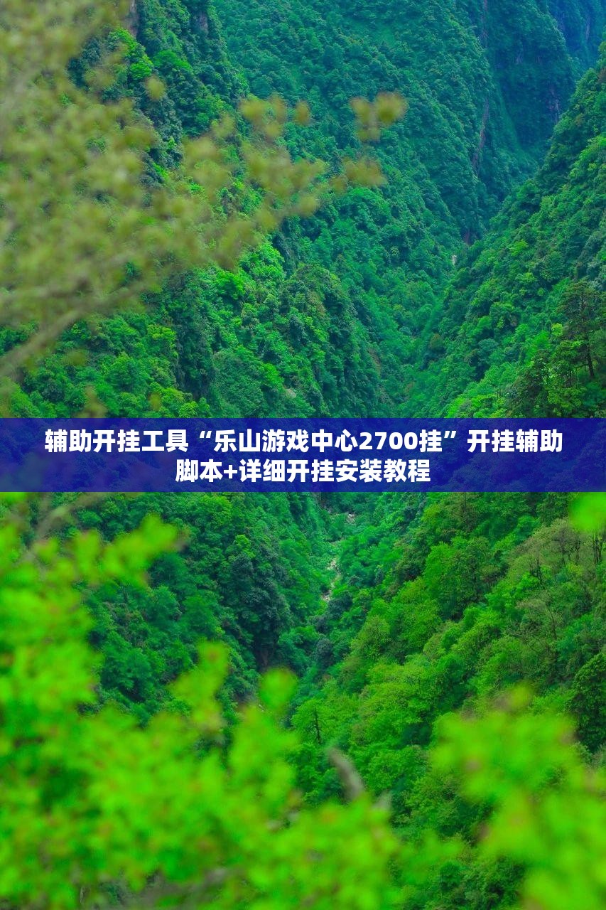 辅助开挂工具“乐山游戏中心2700挂	”开挂辅助脚本+详细开挂安装教程
